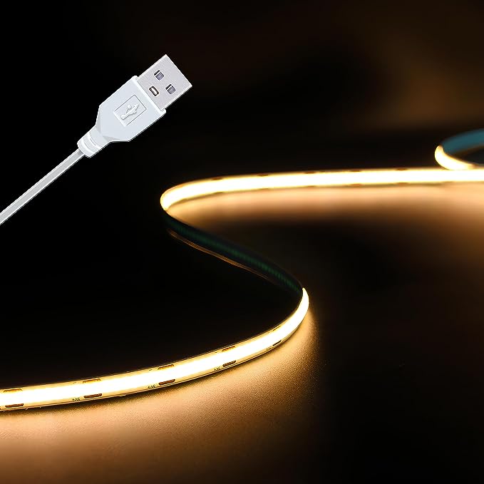 UVTaoYuan Led Strip Lights 5V USB 3.28FT 1m/3000K